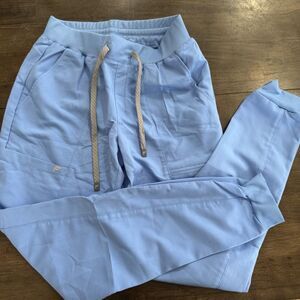 Fabletics Light Blue Track Pants